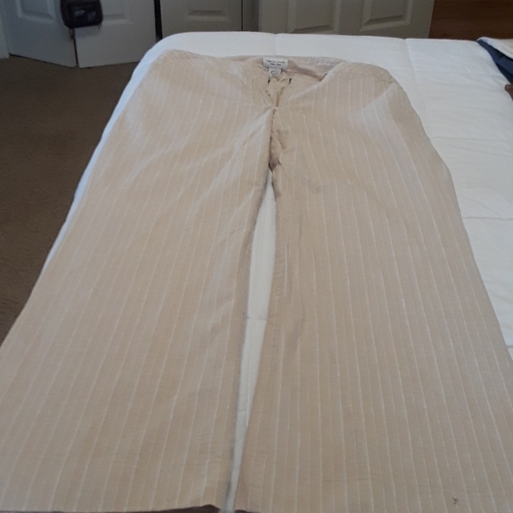 Sabrina Lauren New York Sz14 lined Tan str… - Picture 7 of 7